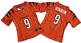 Women's Cincinnati Bengals #9 Joe Burrow Orange F.U.S.E. Stitched Vapor Jersey,baseball caps,new era cap wholesale,wholesale hats